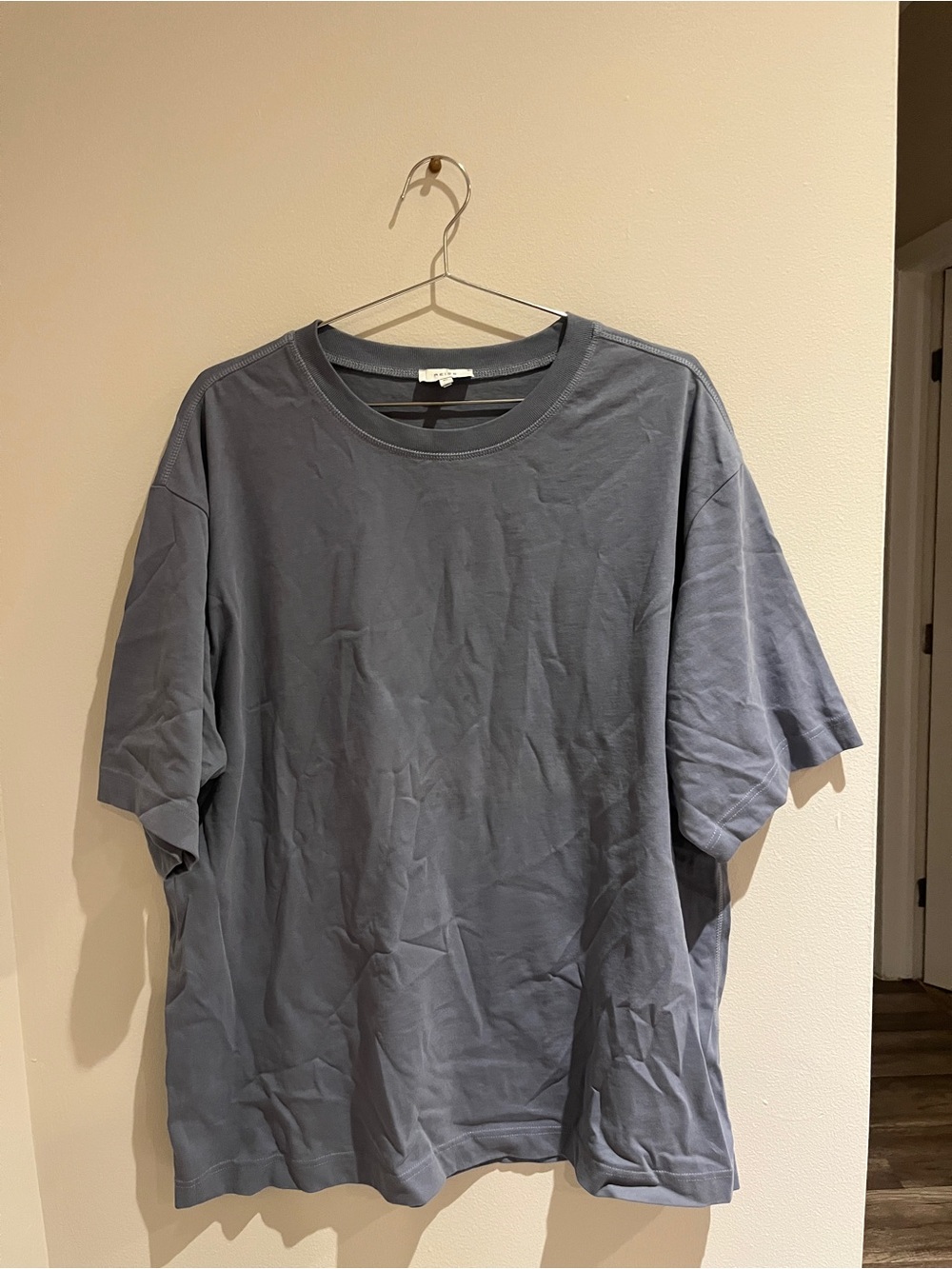 Reiss Men's Short Sleeve Crewneck T-Shirt in Slate Blue